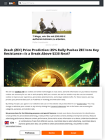 Zcash (ZEC) Price Prediction: 25% Rally Pushes ZEC Into Key Resistance—Is a Break Above $330 Next? - Brave New Coin