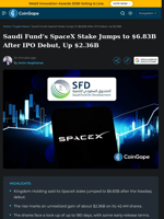 Saudi Fund’s SpaceX Stake Jumps to $6.83B After IPO Debut, Up $2.36B