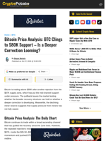 Bitcoin Price Analysis: BTC Clings to $80K Support - Is a Deeper Correction Looming?