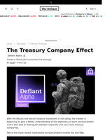 The Treasury Company Effect - 