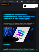 Solana Revenue Growth Story Overshadowed by Tariff-Induced Market Selloff as SOL Tests $183 Support - Blockchain.News