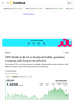 XRP price: What next for Ripple linked token as quantum roadmap adds to bullish case