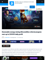 Renewable energy mining BitconeMine referral program earn up to $99999 daily profit | Bitcoinist.com