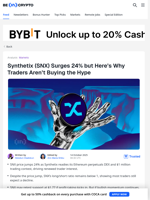 SNX Price Climbs Ahead of $1 Million Contest—But Pullback Nears