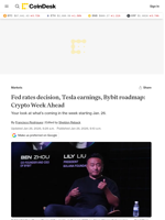 Fed rates decision, Tesla earnings, Bybit roadmap: Crypto Week Ahead