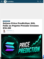 Solana Price Prediction: SOL Falls as Pepeto Presale Crosses $10.2M - TechBullion