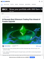AI Shows Best Ethereum Trading Strategy Before Fusaka Upgrade