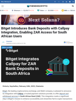 Bitget Introduces Bank Deposits with Callpay Integration, Enabling ZAR Access for South African Users - TheNewsCrypto