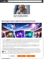 Best Crypto Cards in 2026 for International Travel - Brave New Coin