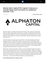 Market Alert: AlphaTON Capital Continues in Growth Mode and Purchases an additional 300,000 TON - Visionary Financial