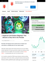 Dogecoin and Solana Slipping? This Altcoin Is Very Hot in Its Presale - NullTX