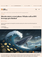 Bitcoin enters a reset phase: Whales sell as BTC leverage gets flushed - AMBCrypto