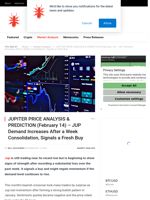 JUPITER PRICE ANALYSIS & PREDICTION (February 14) – JUP Demand Increases After a Week Consolidation, Signals a Fresh Buy - NullTX