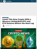 Could This New Crypto With a Binance Listing Beat BTC and ETH Returns Before the Next Leg - TechBullion