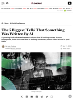 The 5 Biggest 'Tells' That Something Was Written By AI - Decrypt