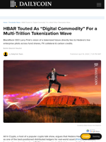 HBAR Touted As “Digital Commodity” For a Multi-Trillion Tokenization Wave - DailyCoin