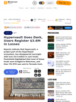 Hypervault Goes Dark, Users Register $3.6M in Losses – Defi Bitcoin News