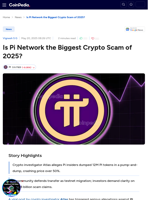 Is Pi Network the Biggest Crypto Scam of 2025? 