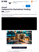 Gemini Adds XRP and SHIB as Collateral for Derivatives Trading