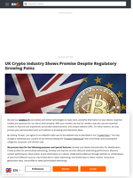 UK Crypto Industry Shows Promise Despite Regulatory Growing Pains - Brave New Coin