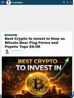 Best Crypto to Invest In Now as Bitcoin Bear Flag Forms and Pepeto Tops $8.1M - TechBullion