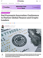 Fed Payments Conference to Global Finance