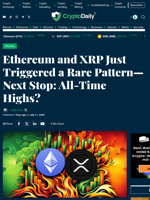 Ethereum and XRP Just Triggered a Rare Pattern—Next Stop: All-Time Highs? - Crypto Daily