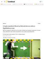 Bitcoin drifts toward $60,000 as traders brace for potential washout: Crypto Markets Today