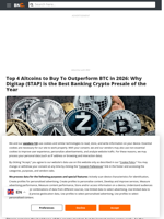 Top 4 Altcoins to Buy To Outperform BTC in 2026: Why Digitap ($TAP) is the Best Banking Crypto Presale of the Year