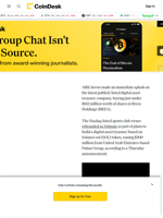 ARK Buys $162M of Shares in SOL Treasury Company Solmate, Formerly Brera Holdings (BREA)