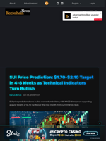 SUI Price Prediction: $1.70-$2.10 Target in 4-6 Weeks as Technical Indicators Turn Bullish - Blockchain.News