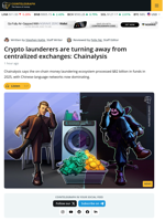 Crypto Laundering On Centralized Exchanges Declines: Report