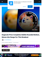 Dogecoin Price Completes Bullish Rounded Bottom, Moves Into Range For This Breakout | Bitcoinist.com
