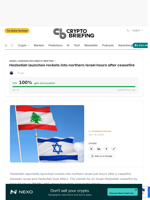 Hezbollah launches rockets into northern Israel hours after ceasefire