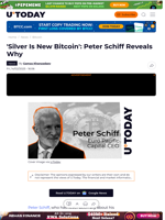 'Silver Is New Bitcoin': Peter Schiff Reveals Why