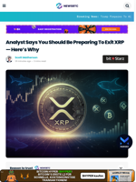 Analyst Says You Should Be Preparing To Exit XRP — Here’s Why