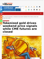 Tokenized gold drives weekend price signals while CME futures are closed - The Crypto News Wire