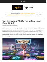 Top Metaverse Platforms to Buy Land [Best Picks]