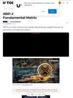 XRP: Almost 0 in 24 Hours in Fundamental Metric
