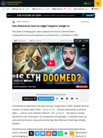 Has Ethereum lost its edge? Experts weigh in