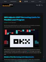OKX Adjusts USDT Borrowing Limits for Flexible Loan Program - Blockchain.News