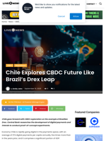 Chile Explores CBDC Future Like Brazil’s Drex Leap | Live Bitcoin News
