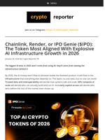 Chainlink, Render, or IPO Genie ($IPO): The Token Most Aligned With Explosive AI Infrastructure Growth in 2026