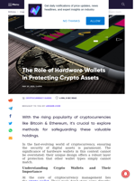 The Role of Hardware Wallets in Protecting Crypto Assets