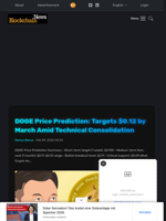DOGE Price Prediction: Targets $0.12 by March Amid Technical Consolidation - Blockchain.News
