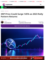 XRP Price Could Surge 145% as 2023 Rally Pattern Returns