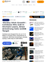 'Hockey Stick Growth': Coinbase Hits $1B in Onchain Loans, Brian Armstrong Sets $100B Target – Crypto News Bitcoin News