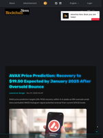 AVAX Price Prediction: Recovery to $19.50 Expected by January 2025 After Oversold Bounce - Blockchain.News