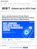 Gate Launches Exclusive Private Wealth Management Service