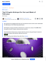 Crypto Airdrops This Week: How to Claim Free Tokens